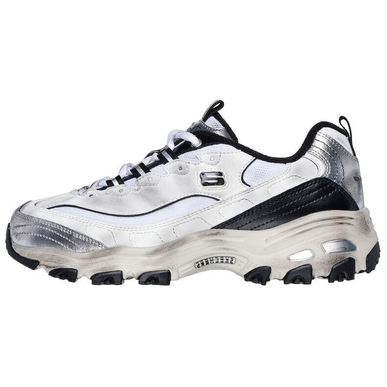 

Кроссовки Skechers DLITES Chunky Sneakers Women's Low-top White/black/silver, белый