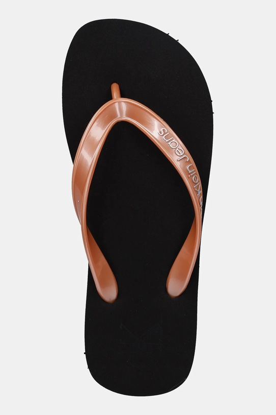 Шлепанцы Beach Sandal Monologo TPU Calvin Klein Jeans, оранжевый — фото 4