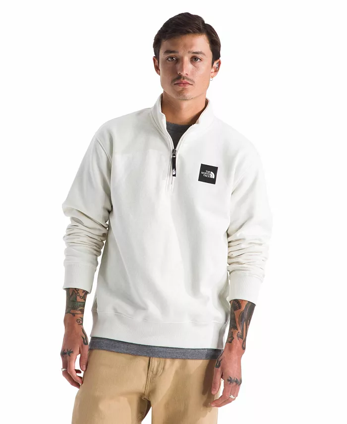 

Мужская толстовка Box Half Dome с молнией на ¼ The North Face, белый