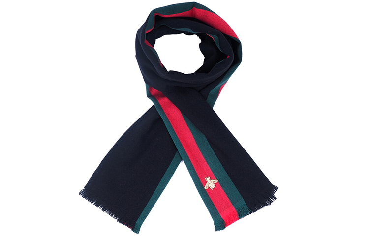 

Шерстяной вязаный шарф унисекс для пар GUCCI