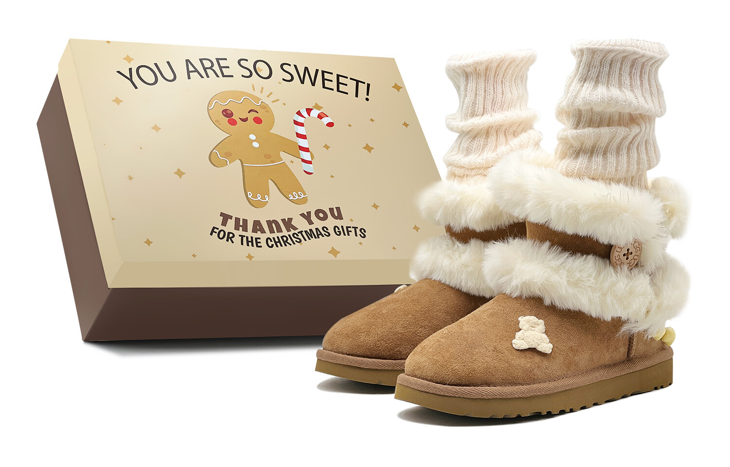 

Женские мини-ботинки Bailey Bow II Snow Ugg, цвет Chestnut