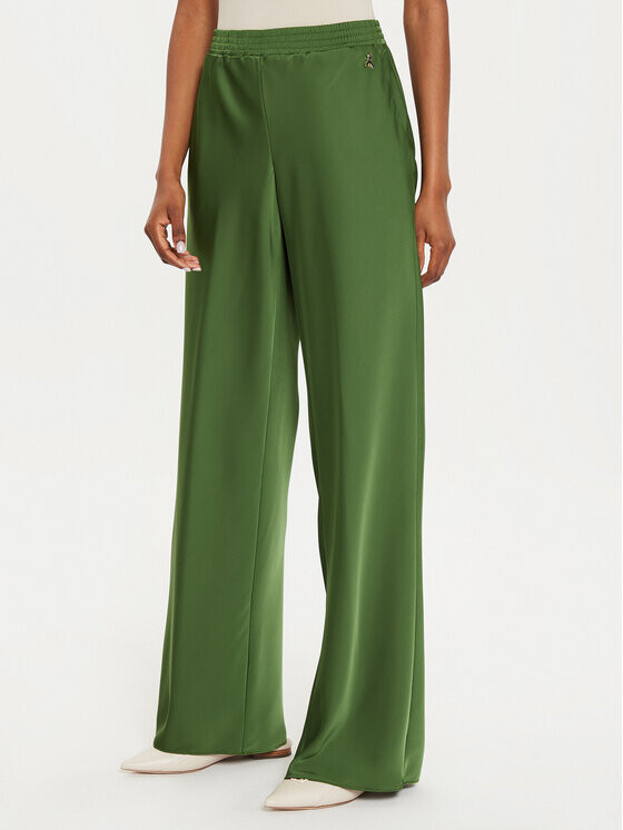 

Брюки из ткани regular fit Patrizia Pepe, зеленый