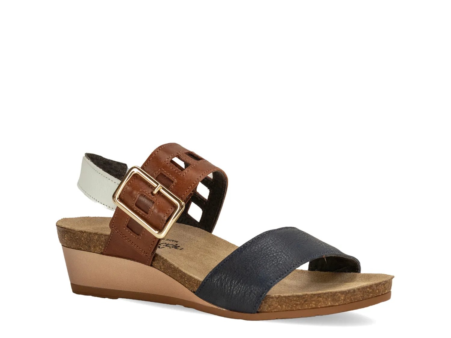 Сандалии Naot Dynasty Wedge Sandal, Multicolor Leather
