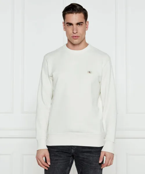 

Толстовка Regular fit Calvin Klein Jeans, белый