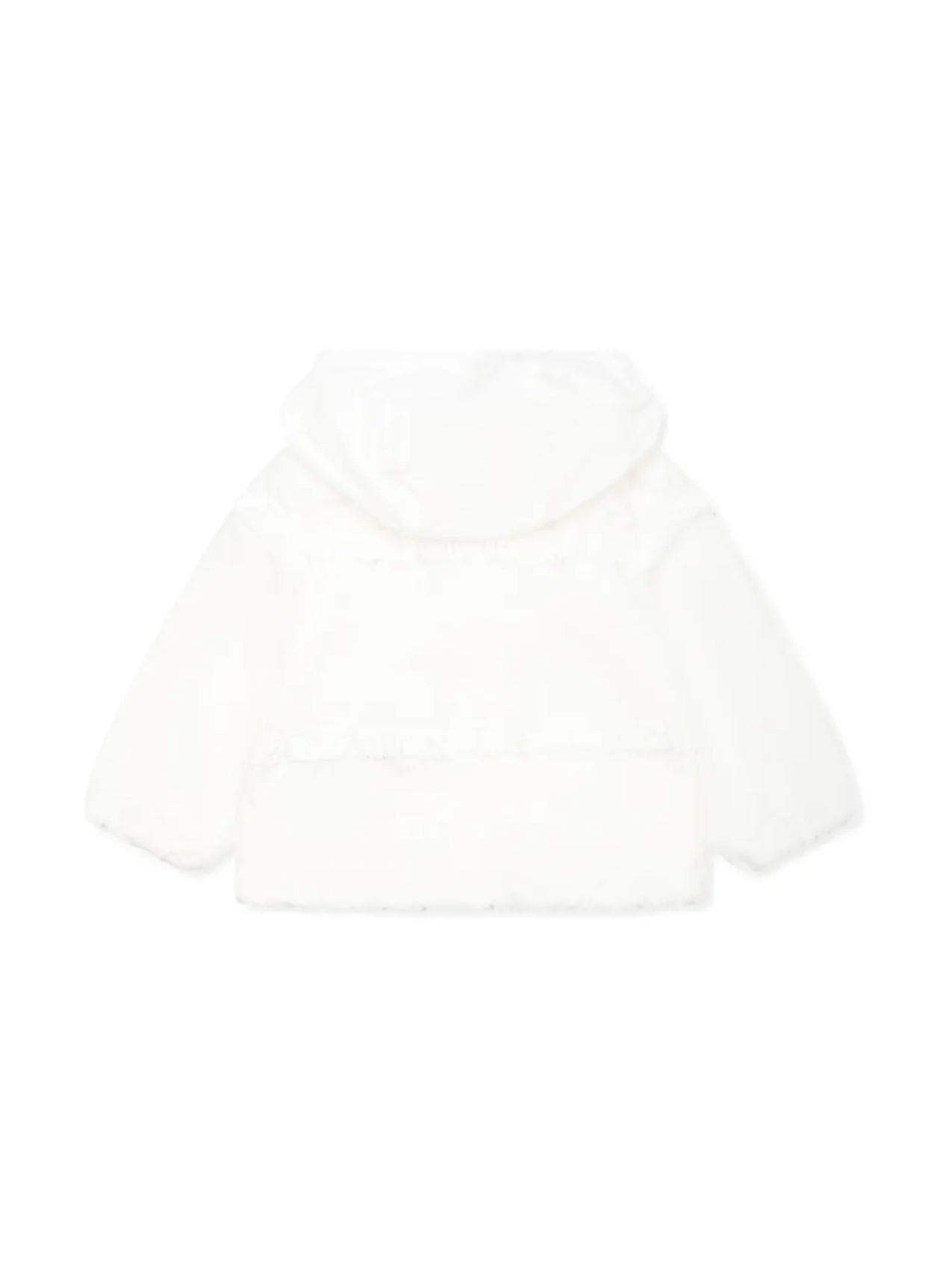 Куртка Moncler Enfant с нашивкой-логотипом, белый — фото 2