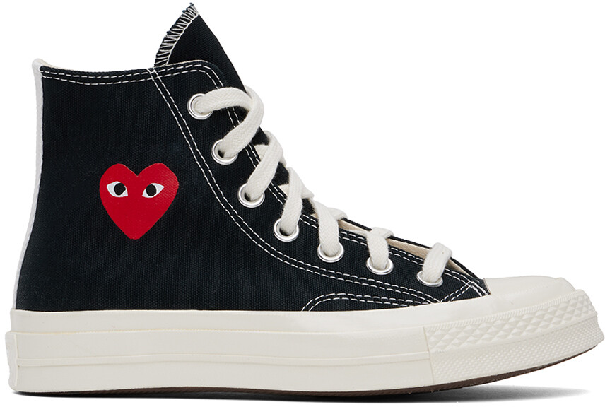 Черные кеды Converse Edition Chuck 70 OG Single Heart COMME des GARcONS PLAY