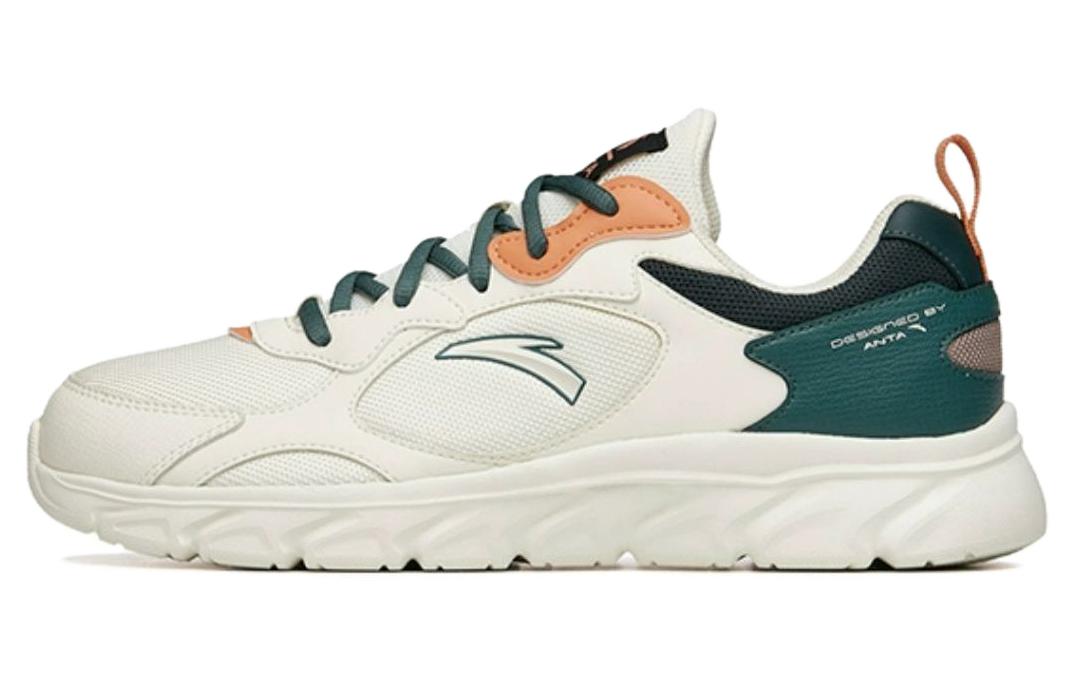 

Антискользящие повседневные туфли мужские бело-зеленые Anta