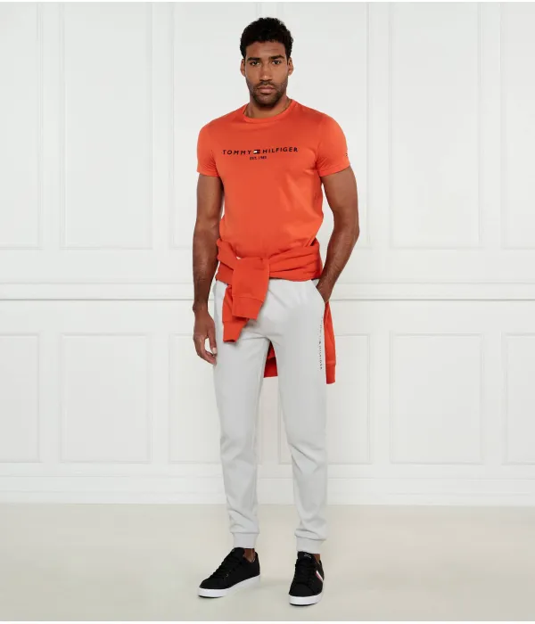 Футболка Slim fit Tommy Hilfiger, оранжевый — фото 2