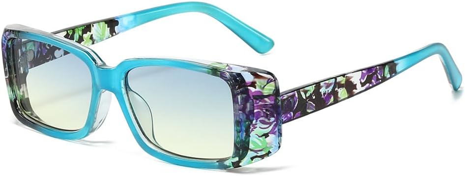 

Солнцезащитные очки для мужчин и женщин - защита UV400 - компактная легкая оправа, цветные линзы, подходят для занятий спортом на открытом воздухе и вождения QWBSER, 2