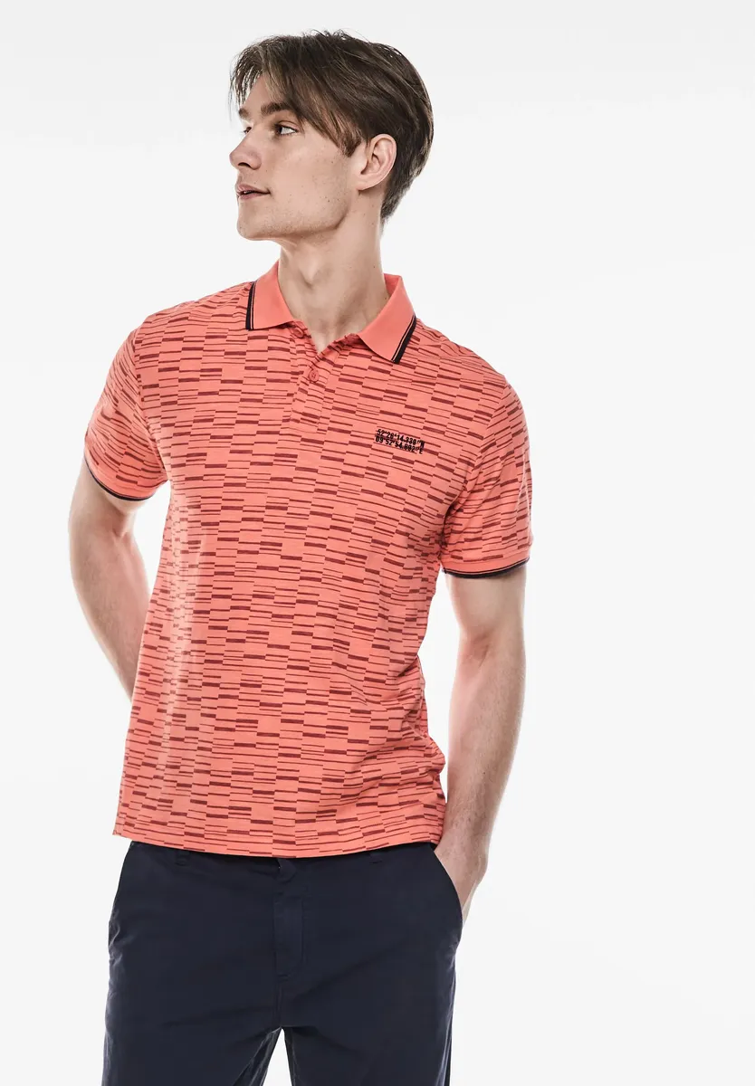

Рубашка-поло STREET ONE MEN из чистого хлопка, красный