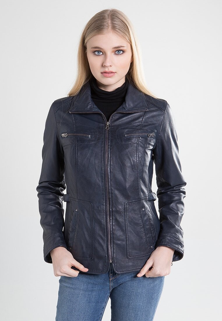 

Кожаная куртка 7eleven, темно-синий