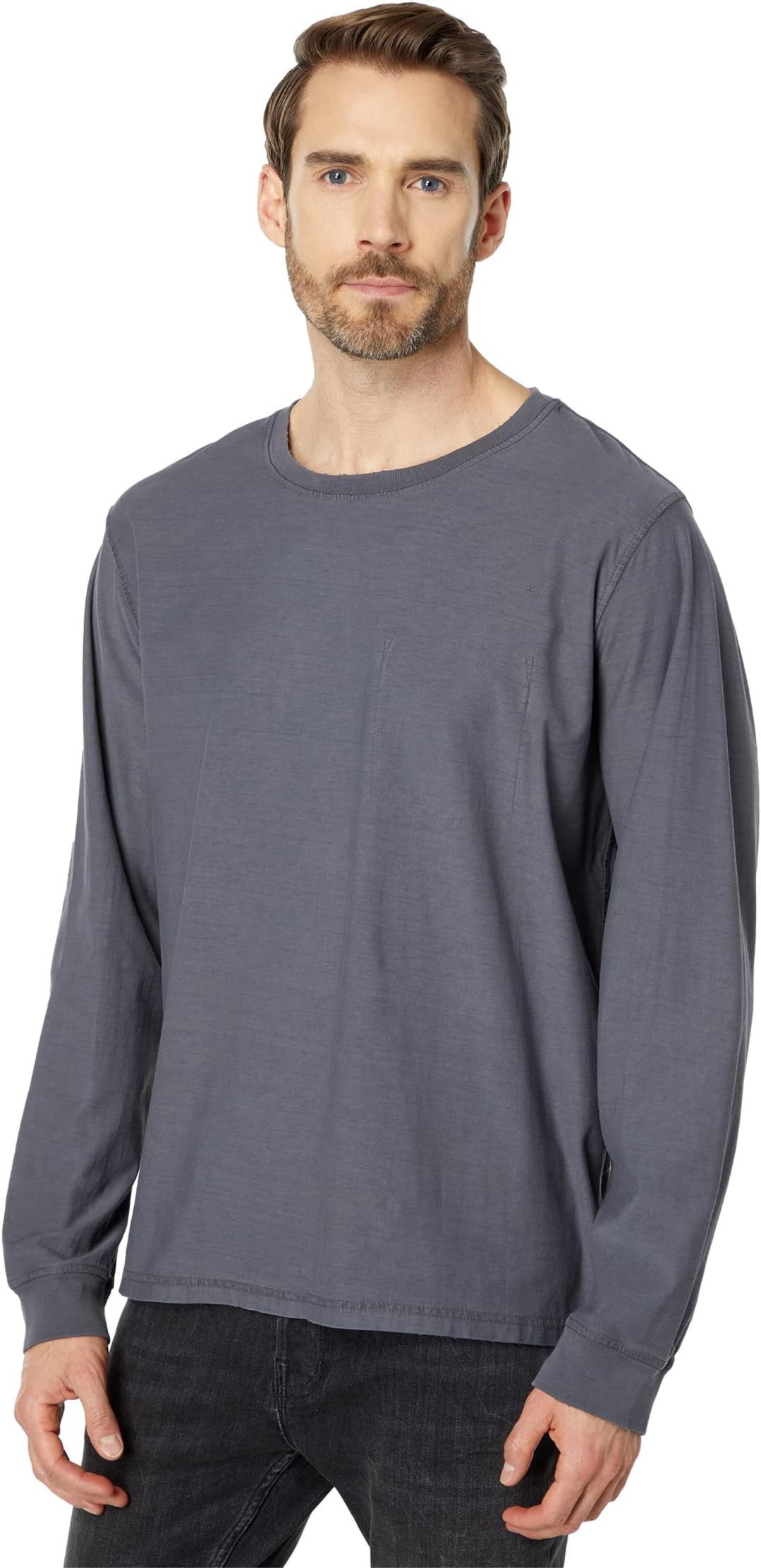 

Футболка Hudson Jeans Long Sleeve Tee, цвет Dark Shadow