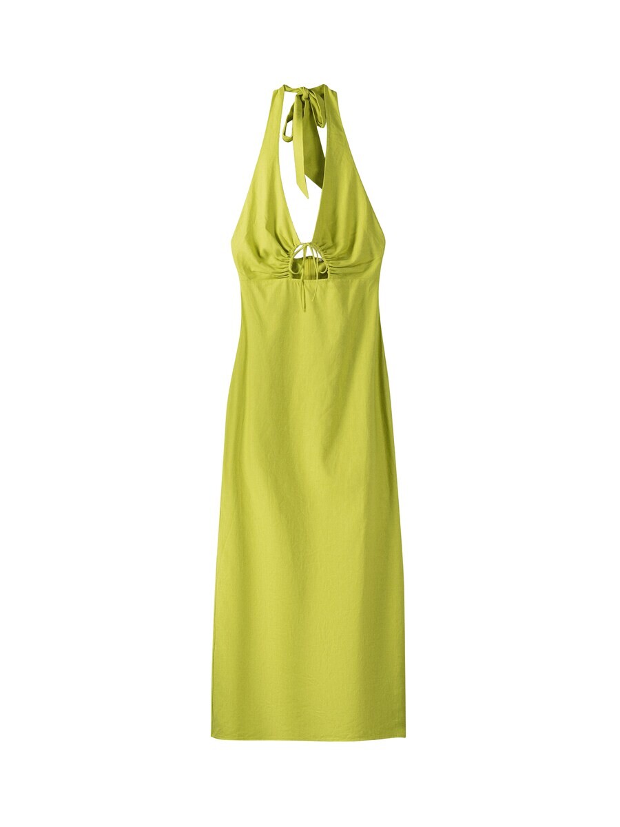 

Платье миди Bershka Dress, цвет apple