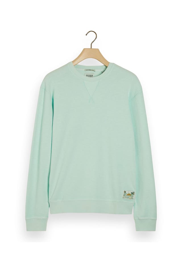 

Вязаный свитер пуловер r-neck Scotch & Soda, зеленый