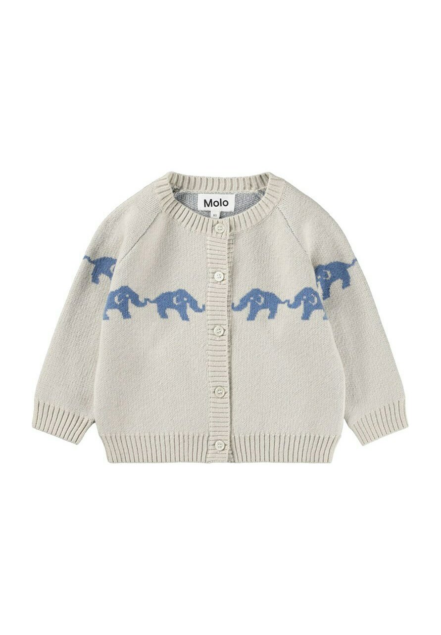 

Кардиган Molo Cardigan, Blue Elephants/White