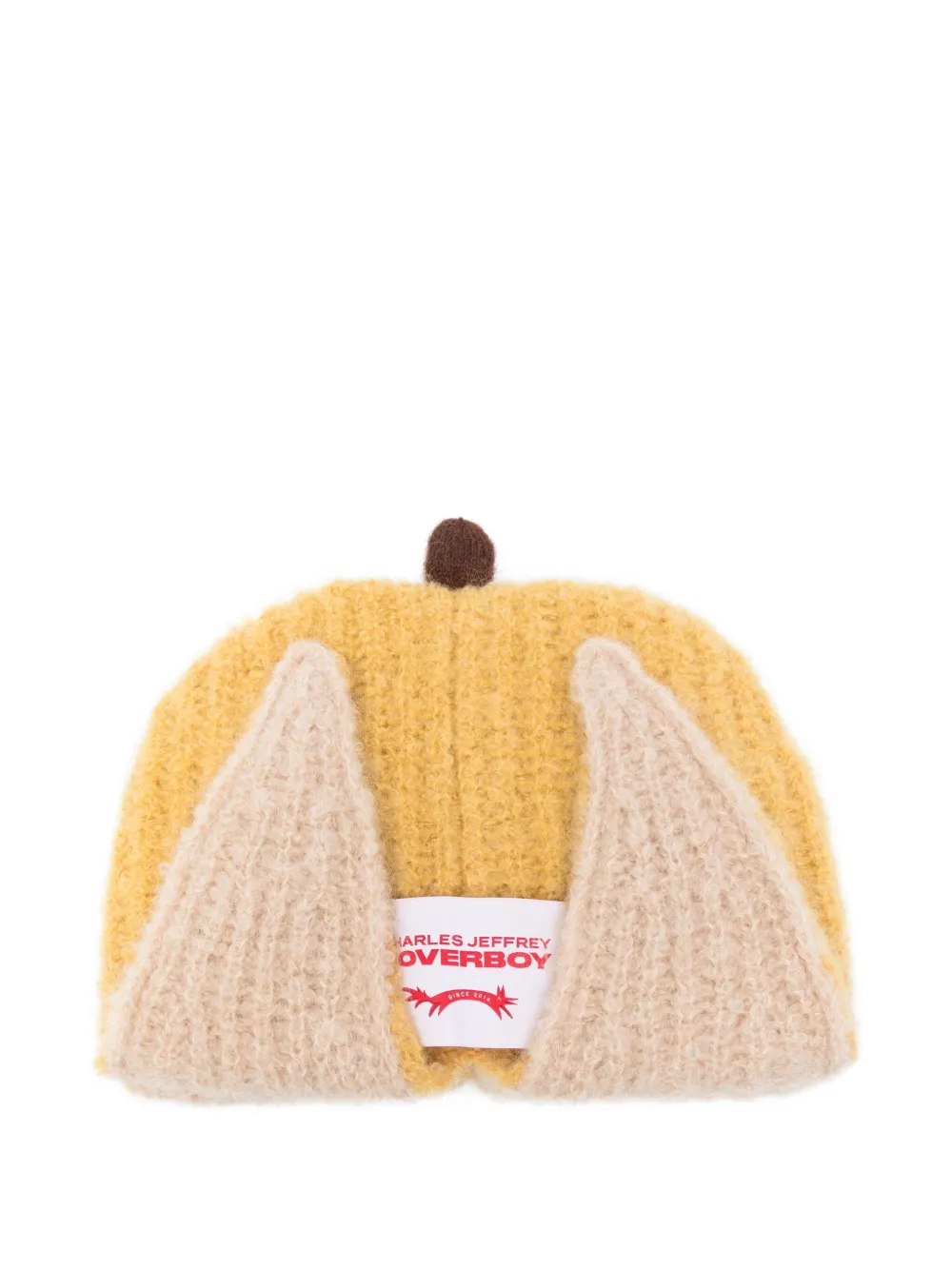 

Объемная шапка-бини Banana Charles Jeffrey Loverboy, желтый