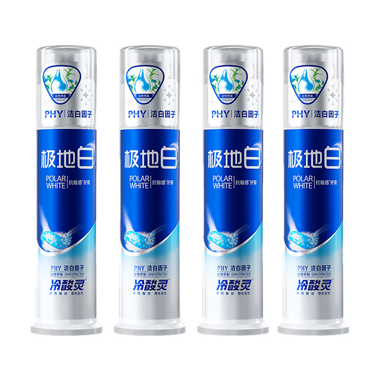 

Полярный белый не входит в комплект фторовая зубная паста с кнопкой LENGSUANLING, Polar белый 130 G *4