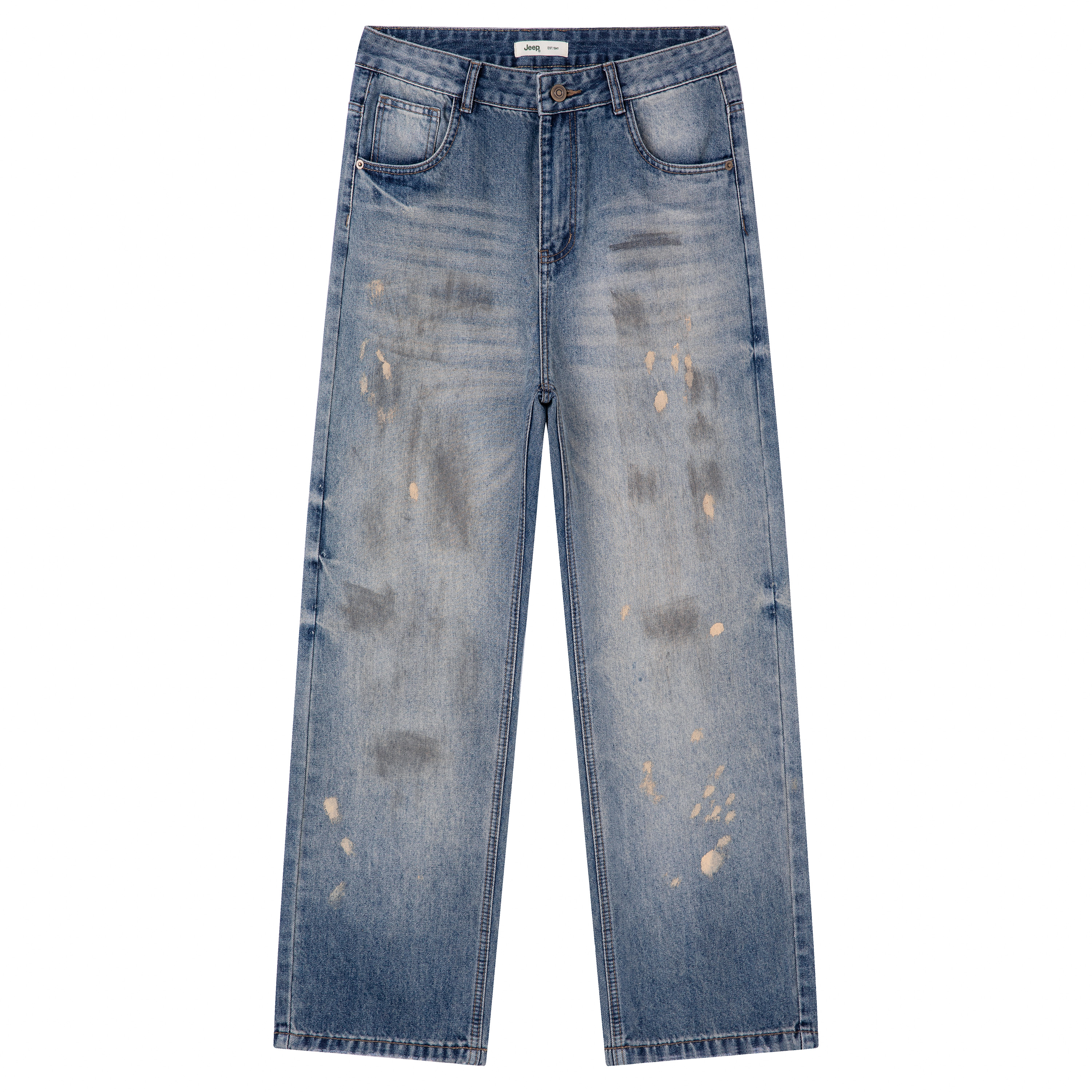 

Jeep Джинсы Unisex P755MWNO27 Blue [Official] с умеренными потертостями