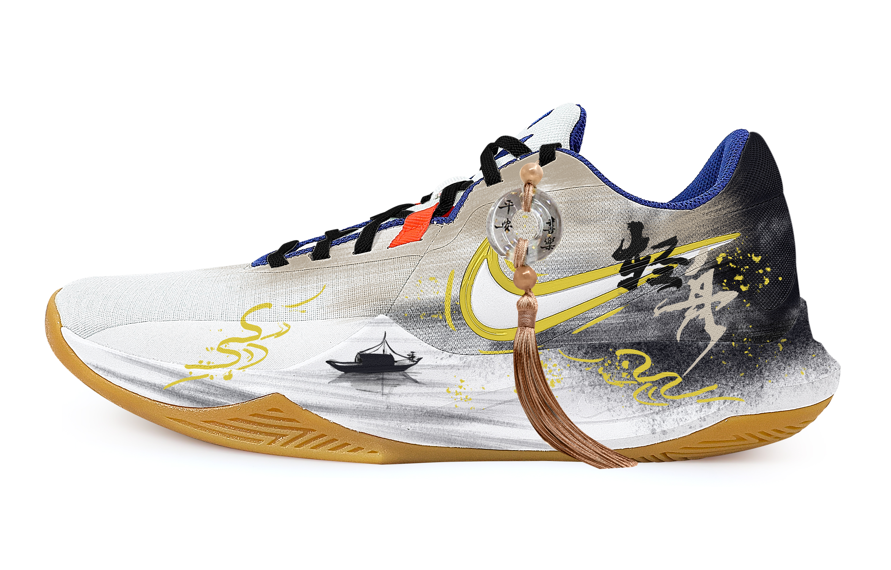 

Nike Баскетбольные кроссовки Precision 6 Light Boat Ink Anti Slip с низким верхом, износостойкие, мужские, черные