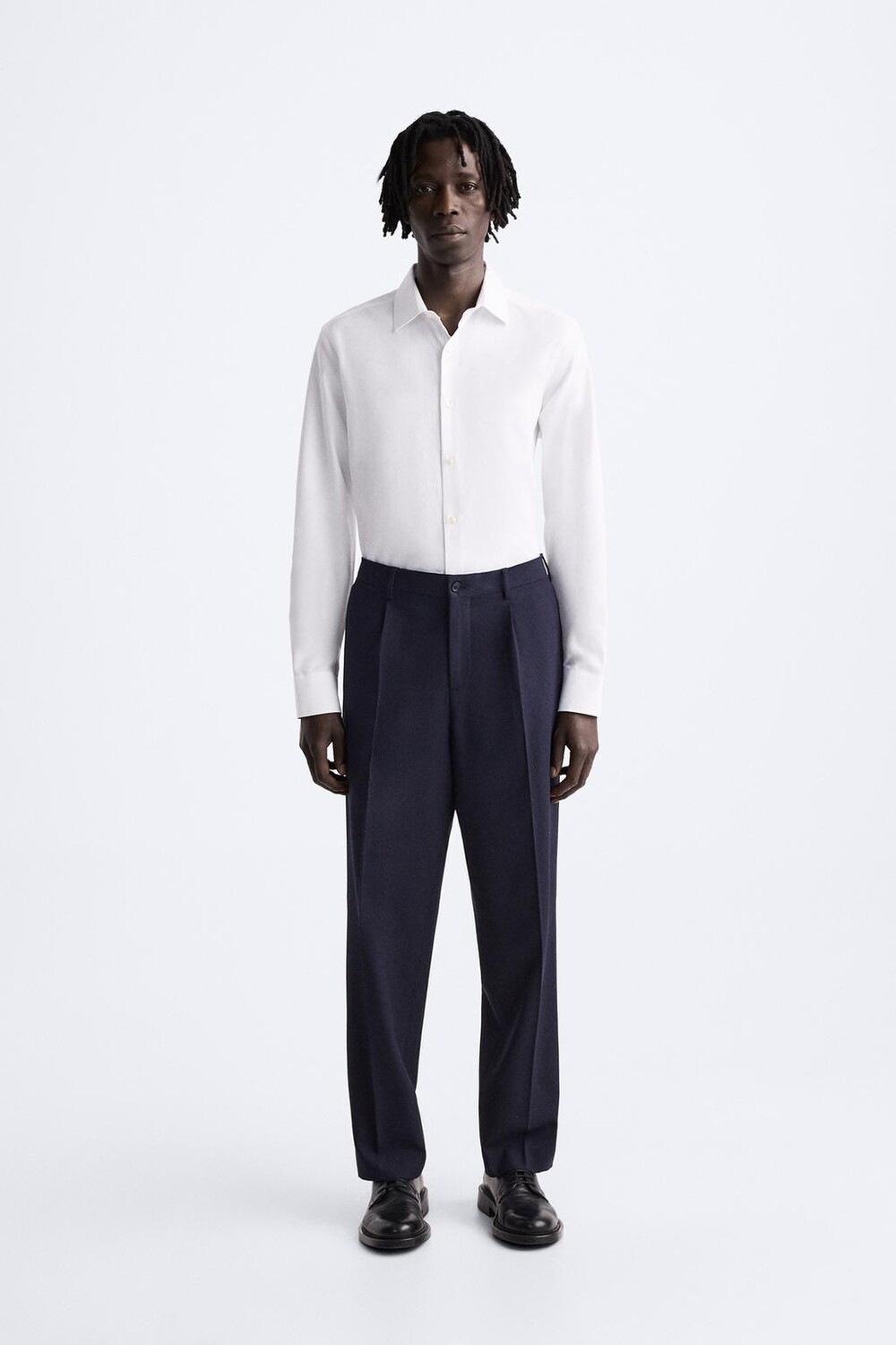 

Текстурная рубашка ZARA, белый