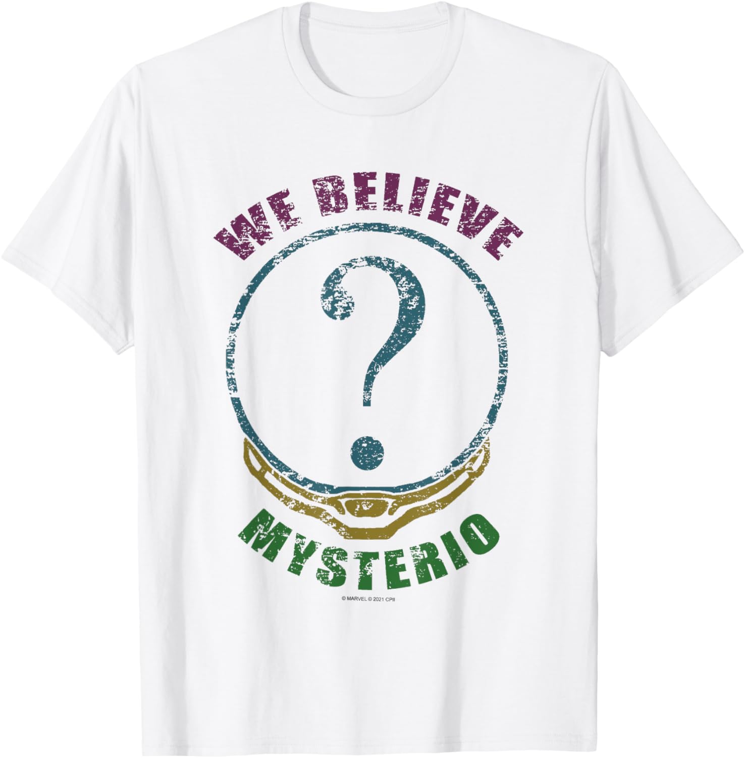 

Футболка Marvel Spider-Man: No Way Home We Believe Mysterio, белая