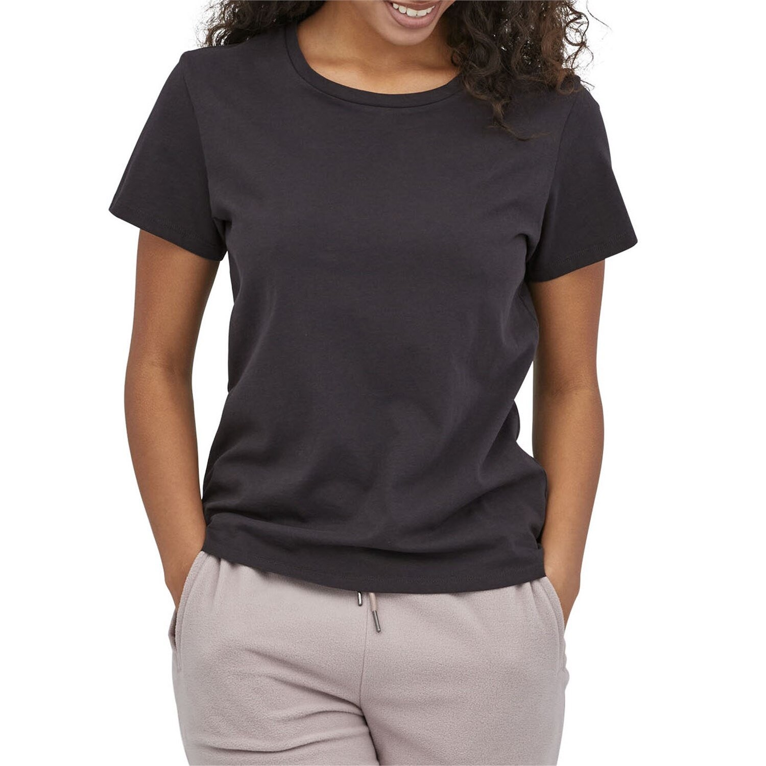 

Футболка Patagonia Regenerative Organic Certified Cotton, цвет Ink Black