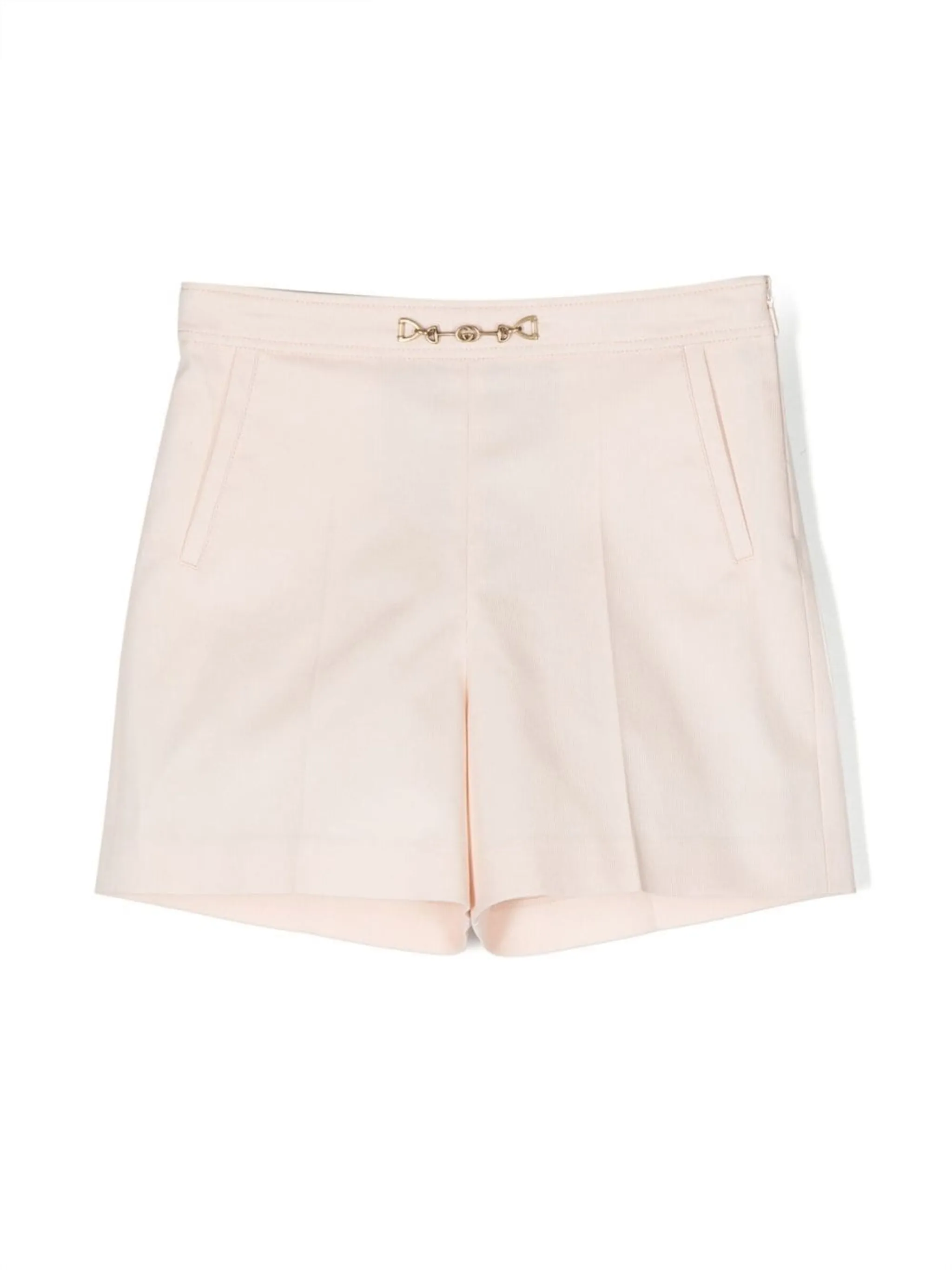 

Шорты с логотипом Double G Gucci Kids, розовый