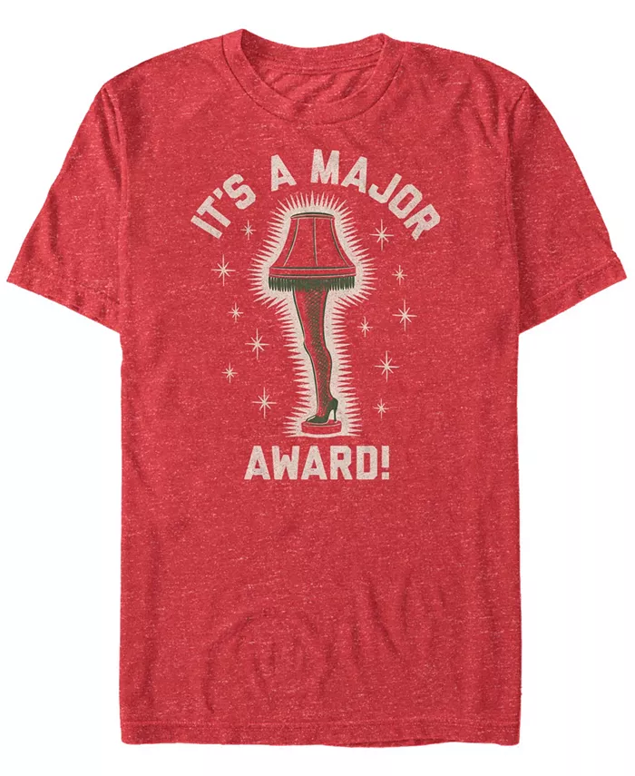

Мужская футболка с коротким рукавом "Christmas Story Major Award" Fifth Sun, красный