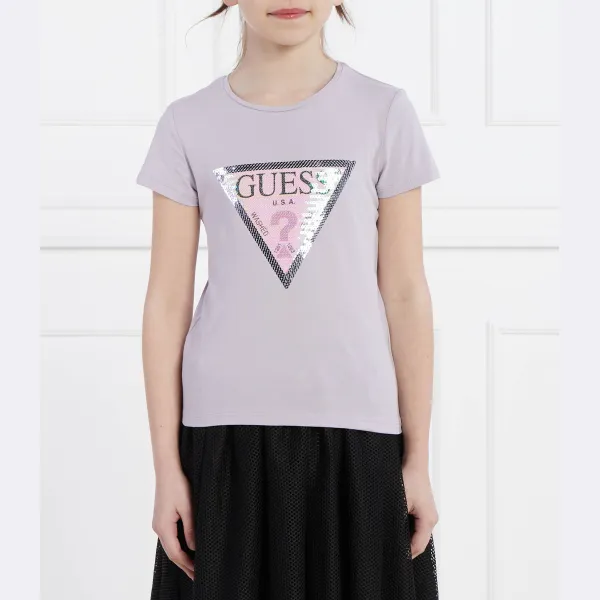 

Футболка стандартного кроя Guess, лавандовый