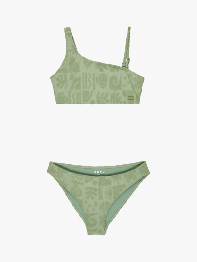 

Детский комплект купальника Check Bralette Roxy, Basil