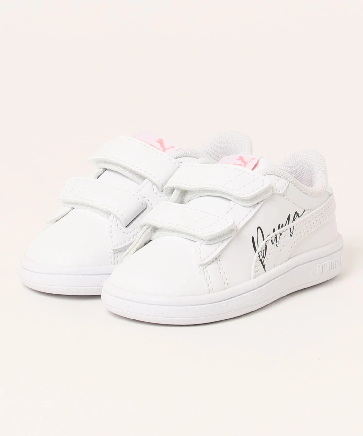 Детские кроссовки PUMA Smash 3.0 L Crystal Wings белые