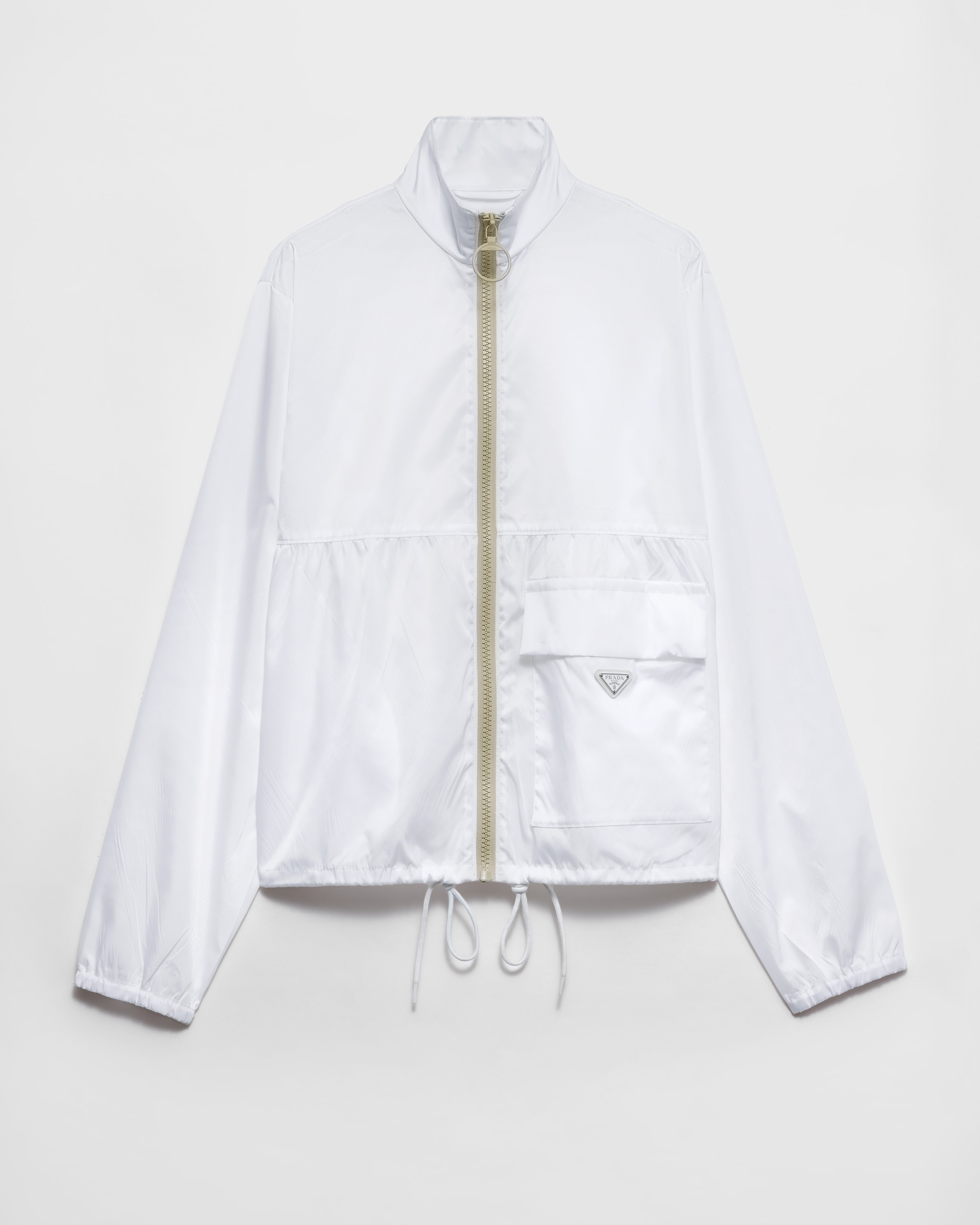 

Блузон из Re-Nylon Prada, белый