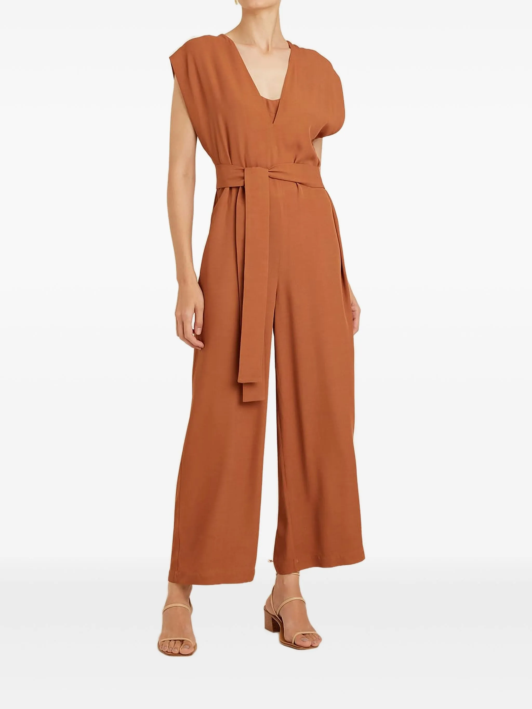 

Комбинезон с поясом Lenny Niemeyer, коричневый