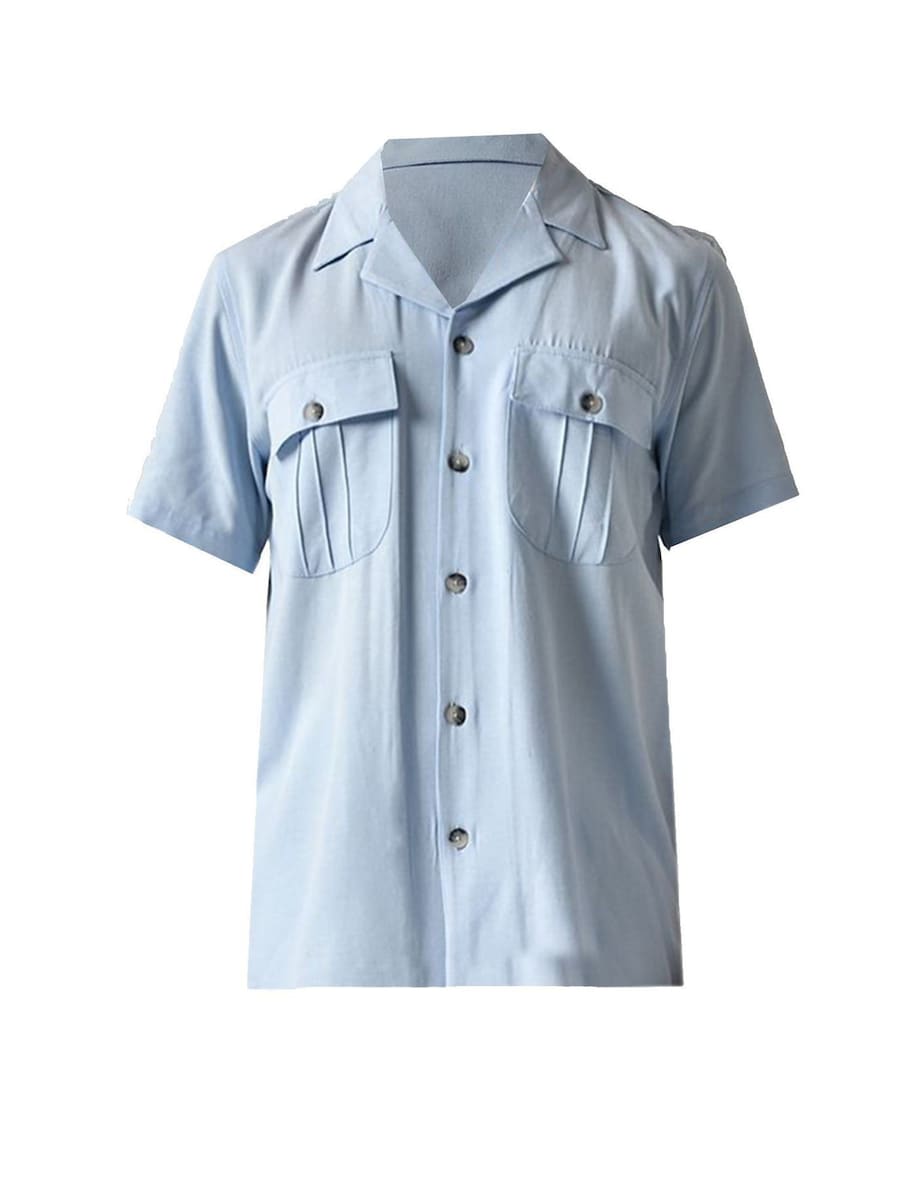 

Рубашка на пуговицах Comfort fit Antioch, светло-голубой