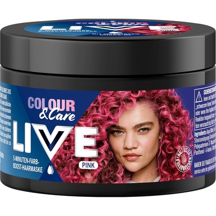 

Schwarzkopf Colour & Care Pink 150 мл 5-минутная маска для волос Color Boost Live