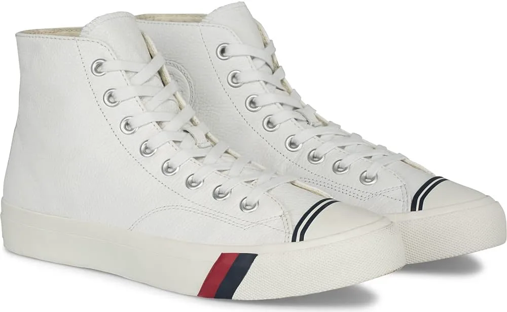 Мужские кроссовки PRO-Keds Royal Hi Classic на шнуровке, белый — фото 3