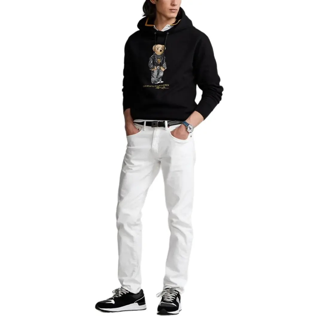 Polo Ralph Lauren Футболка худи мужская черная FW24 — фото 3