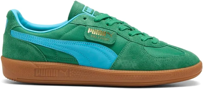 Мужские кожаные туфли Puma Palermo, зеленый