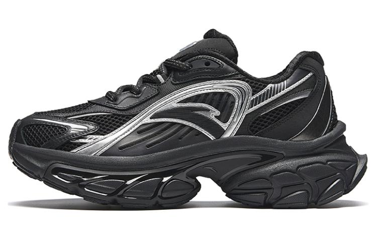 

ANTA Коллекция Life Мужские повседневные туфли на низком ходу с противоскользящей подошвой и амортизацией черные - черный/золотистый титан, цвет Black/Gold Titanium