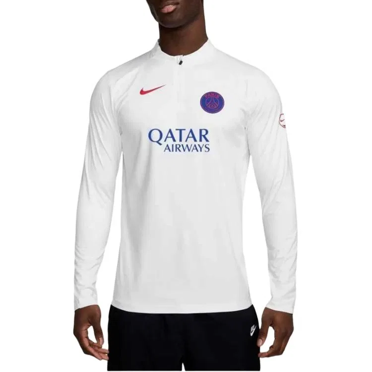 Футболка с воротником-стойкой Nike White