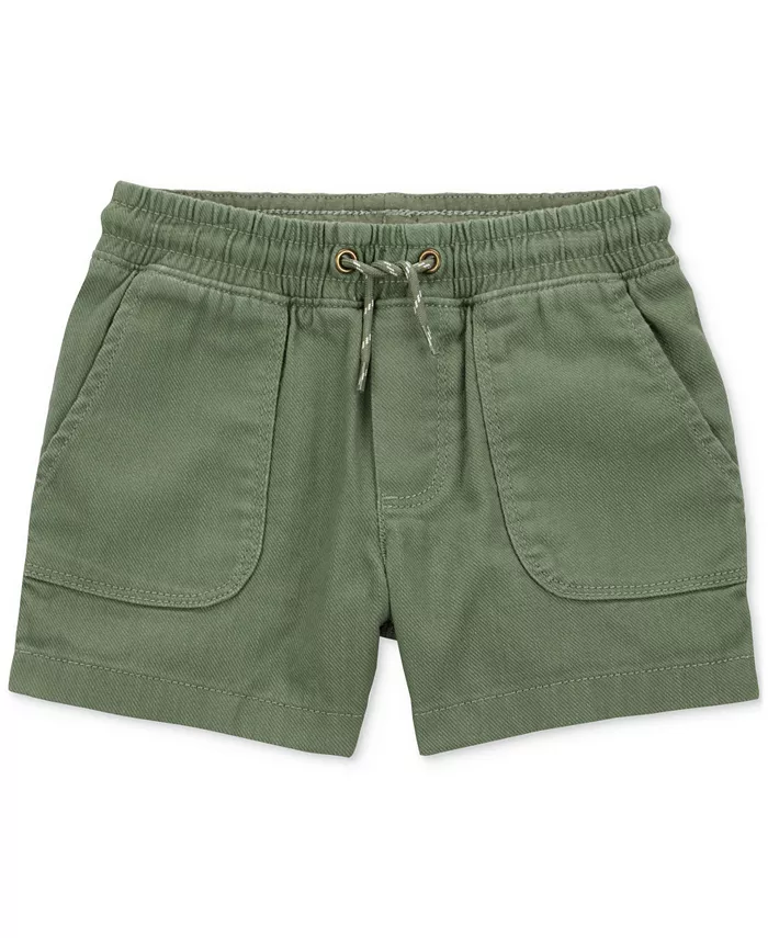 

Шорты для мальчиков Toddler Boys Pull-On Cotton Shorts Carter's, зеленый