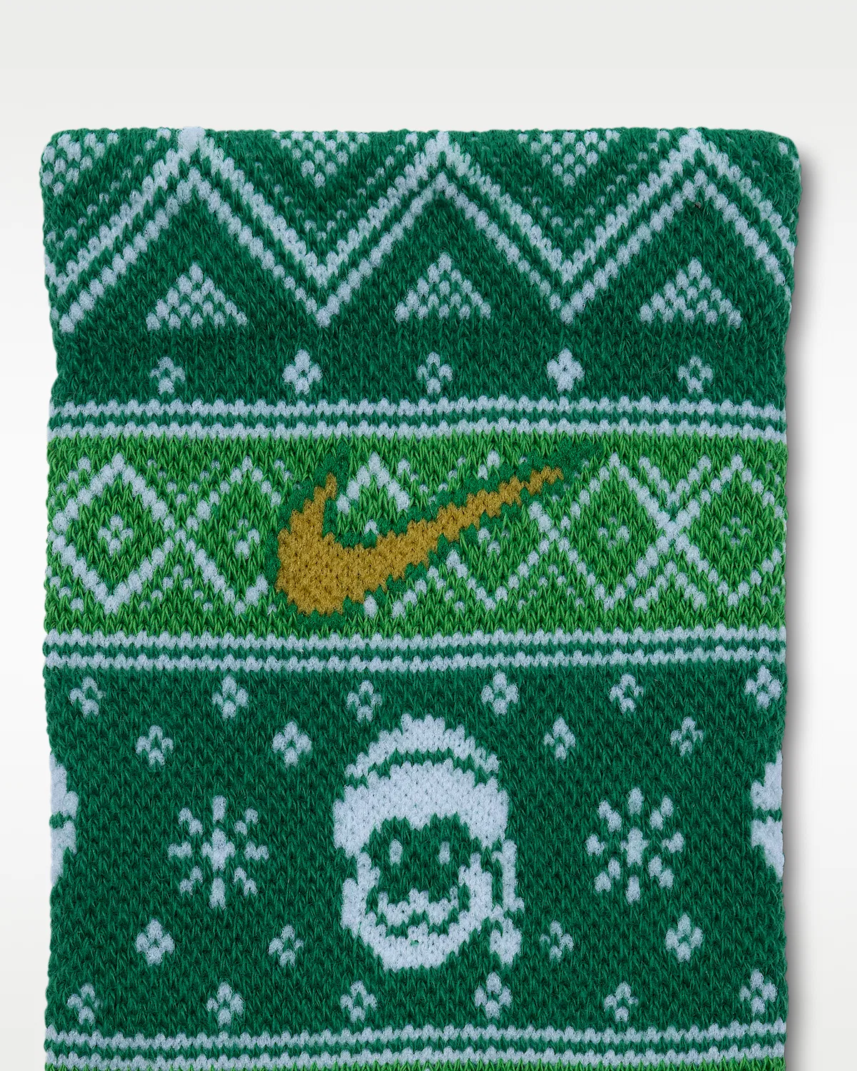 Детские носки Nike Dri-FIT Holiday Elite Crew, Green — фото 4