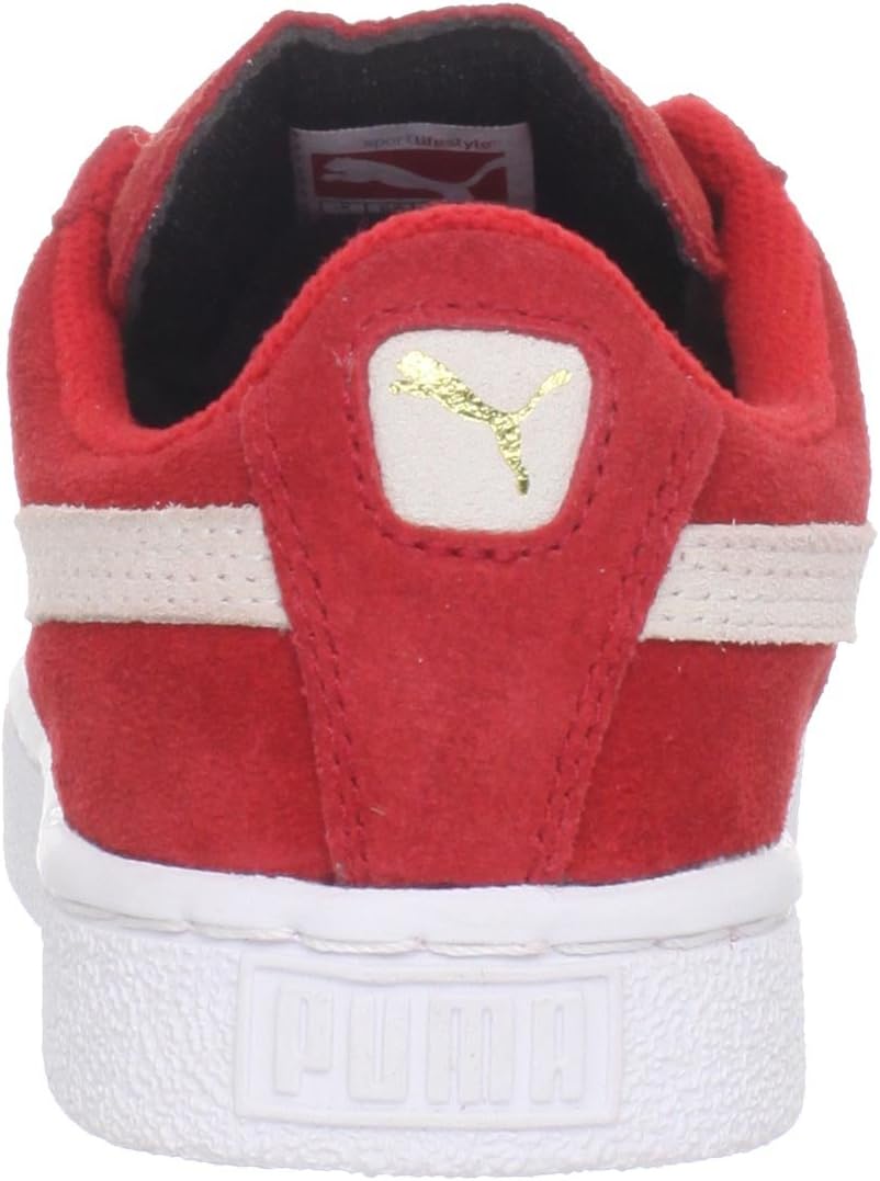 Детские кроссовки PUMA Suede JR Classic (младший/старший ребенок), красный — фото 3