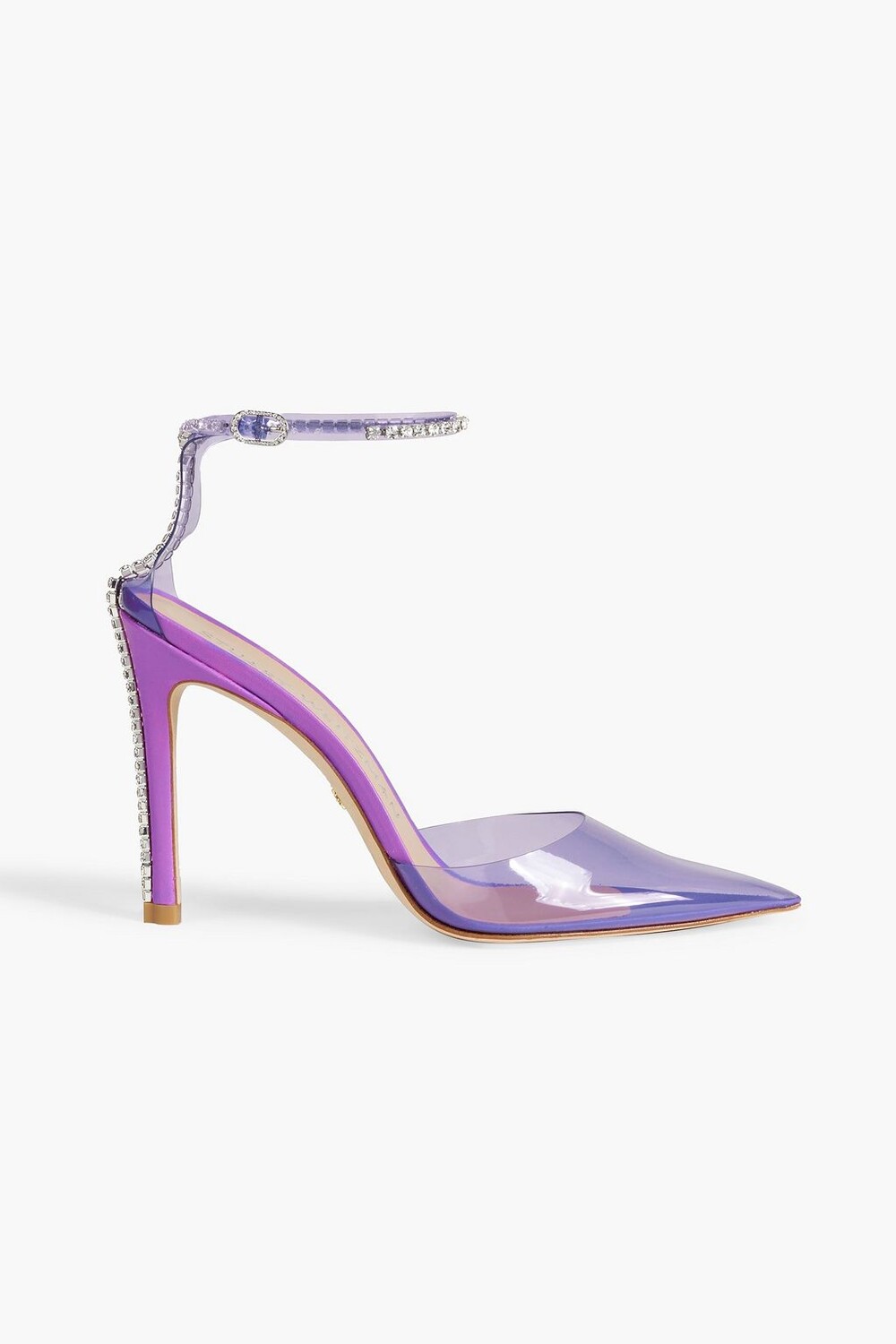 

Туфли Glam 100 из ПВХ с кристаллами STUART WEITZMAN, фиолетовый
