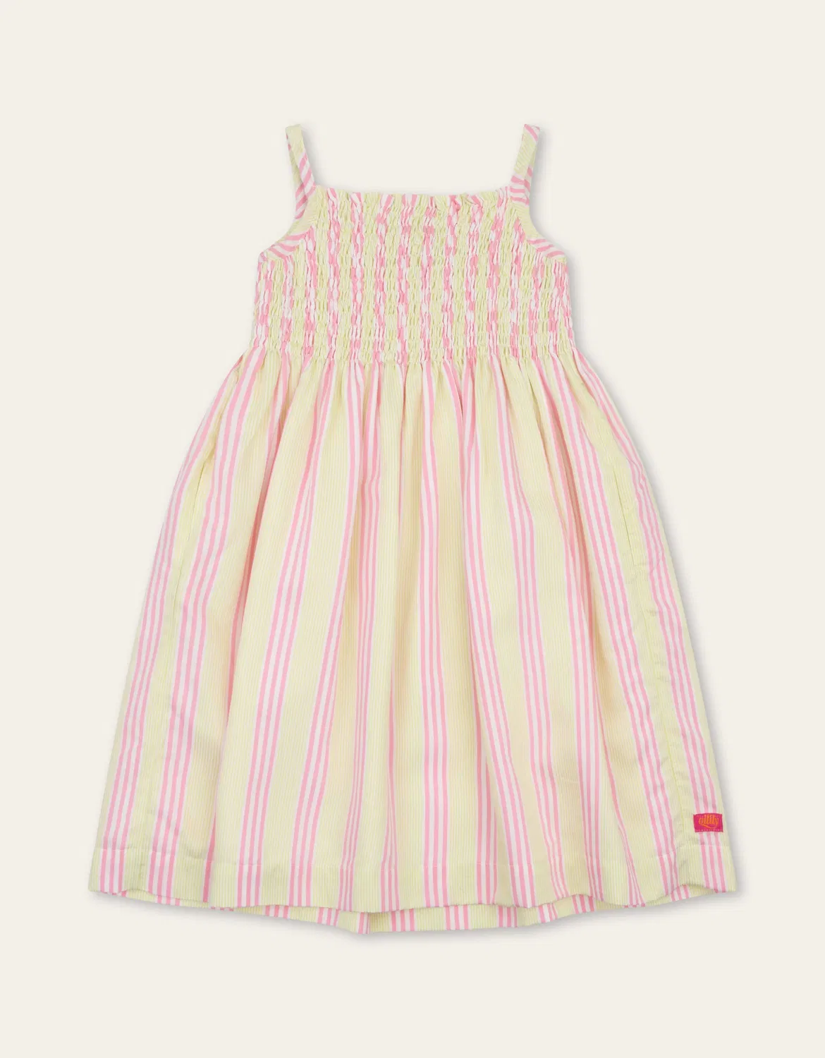 Платье полосатое Oilily, желтое