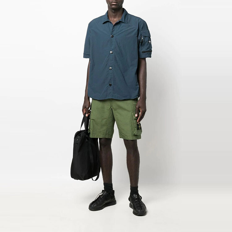 

Рубашка мужская бирюзовая Stone Island, бирюзовый