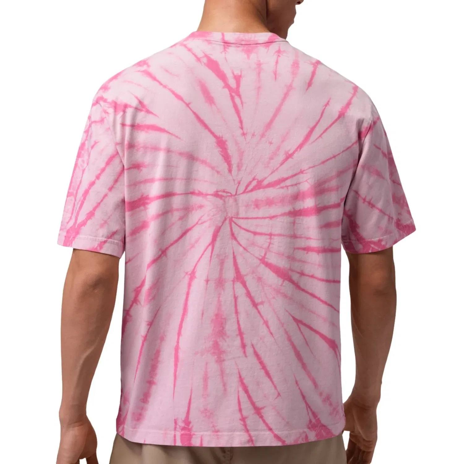 Футболка Jordan Brooklyn Tie-Dye Festival 'Iced Carmine' IF3151-676, розовый — фото 2