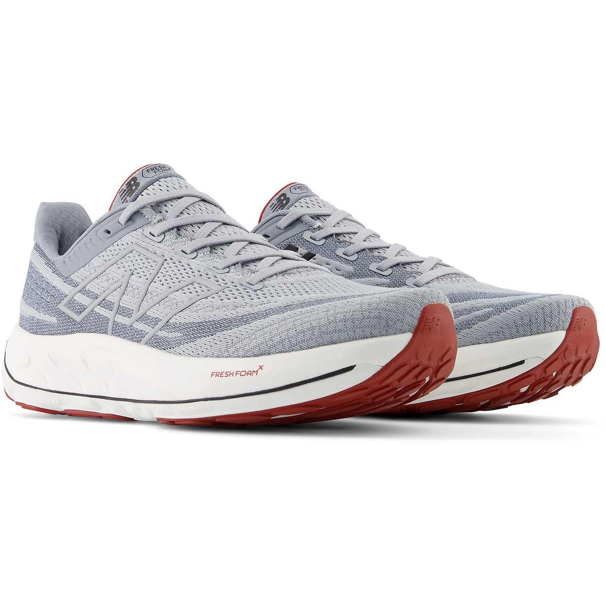 Мужские беговые кроссовки Fresh Foam X Vongo v6 New Balance, Aluminum Grey/Brick Red — фото 2