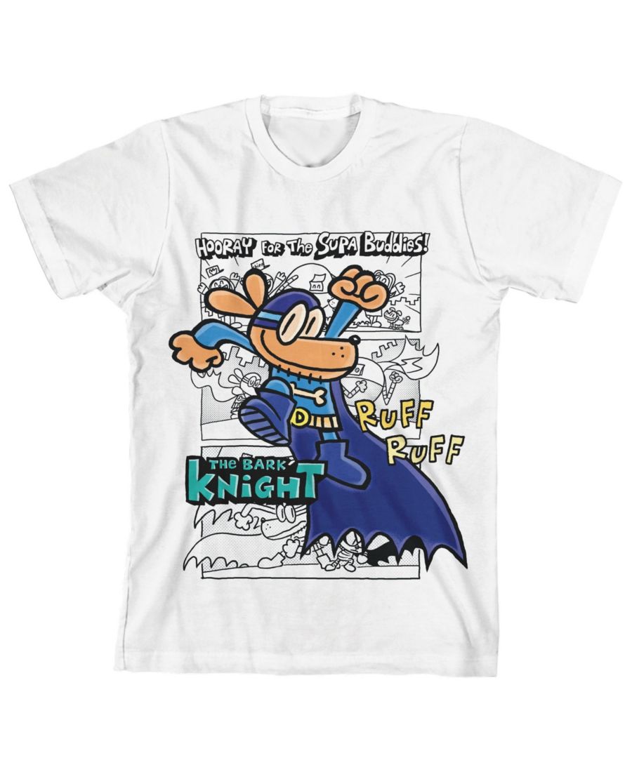 

Детская футболка с коротким рукавом и круглым вырезом, размер XL, с рисунком Рыцарь из коры дерева и логотипом, белая Dog Man, White, Белый, Детская футболка с коротким рукавом и круглым вырезом, размер XL, с рисунком Рыцарь из коры дерева и логотипом, бе