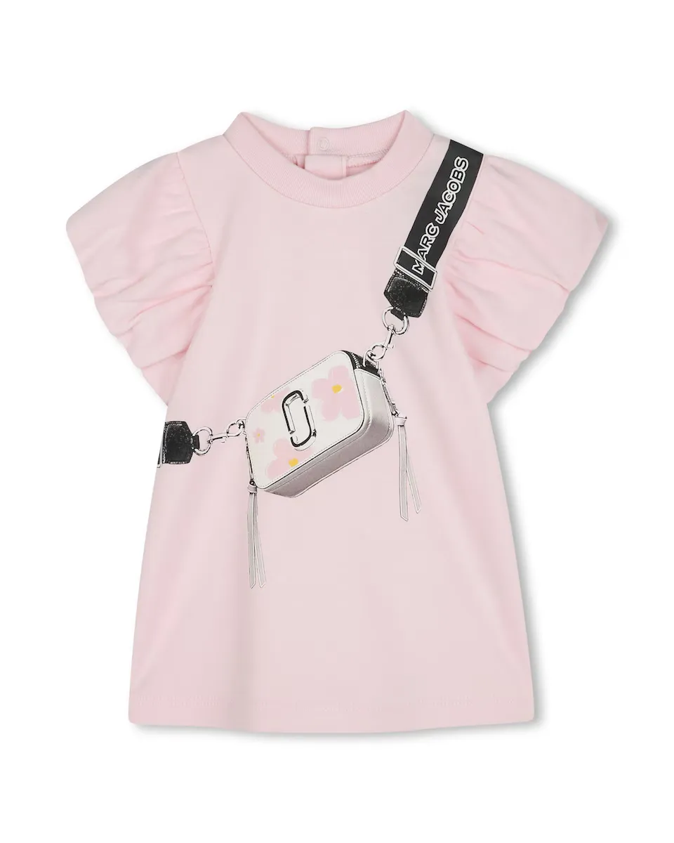 

Платье для девочки из розового хлопка Marc Jacobs, цвет Rosa